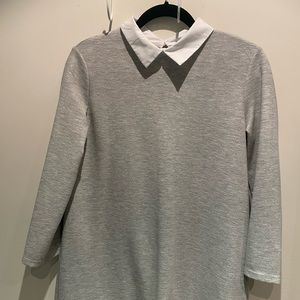 COPY - Zara Grey tunic dress with collar